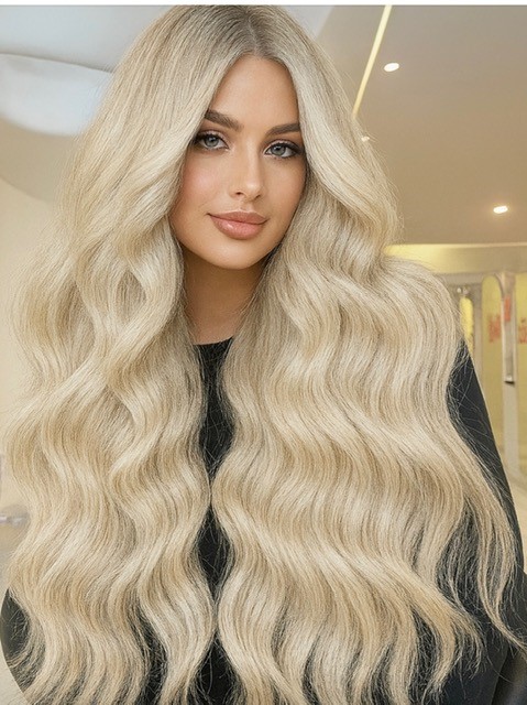 genius weft extensions Perth volume length professional hair extensions salon result